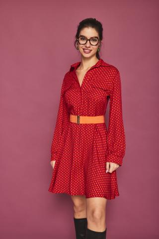 Vestido Pinzon Rojo